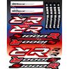 Senza marchio Set Fogli Decalcomanie Moto BMW S1000R Adesivi Qualità S1000 R HP4 /128