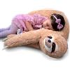 mikamax Sloth Pillow - XL - Peluche Giganti - Bradipo Peluche - Orsacchiotto Gigante - Baby Shower - 90 Centimeter