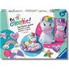 Ravensburger - Be Creative Midi XL | Sculture in Gesso Unicorni | Giochi Creativi Bambina 7 Anni | Gioco Bambina 7 Anni o Più | Kit Lavoretti Creativi per Bambini