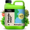 Plantemus* PLANTEMUS Concime BIOrganic per Pomodori e Verdure, Raccolti Abbondanti, Frutta, Fragole, Agrumi e Ulivi, Concime Liquido di Nutrizione Completa, 5 L