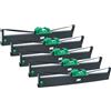 vhbw 5 nastro inchiostrato per Olivetti PR 2 PR2 Plus PR2 E PR2 PR II PRII nero