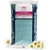 Kosmetex Brasil, perle di cera Azulen, sottili, morbide, flessibili, per ceretta morbida ed elastica, senza strisce in tessuto non tessuto, 800 g..