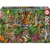 Educa Borras, S.A.U. Educa - Puzzle da 500 pezzi per adulti e bambini | Jungla de Tigres.