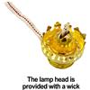 Lampada Bruciatore Supporto Metallo Golden Ricambio Campeggio E Escursioni Nice