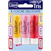 Delice Solaire Beach Party | Set Labbra Tris Protettivo SPF15 UVA, Scrub Esfoliante & Volumizzante 5,5 ml x3