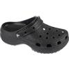 Crocs le ciabatte Donna, Crocs Classic Platform Glitter Clog W, nero