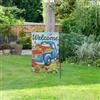 1pc Benvenuto Giardino Bandiera Portica Bandiera Primavera Decorazione