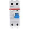 ABB INTERRUTTORE AUTOMATICO A CORRENTE RESIDUA F202A 40/0,03 SINGOLO 2 POLI