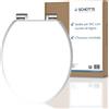 SCHÜTTE COPERCHIO WC 84100 A CON ANIMA IN LEGNO CARICO MASSIMO SEDILE WATER BIANCO