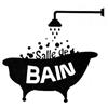 Aulley Bagno doccia vasca PVC porta adesivo impermeabile adesivi parete decorazione