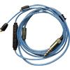 Cavo placcato oro 3,5 mm nero 1,2 m per Shure SE215 SE425 SE535