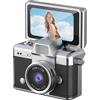 Compatto per Mini Fotocamera 10,5x8,1x3,6cm Risoluzione 720P per Cattura Quotidi