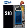 Samsung S10 SM-G973F Display InCell LCD Touch Schermo Vetro Frame Bianco