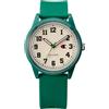 Domande e risposte sui cittadini CITIZEN Q&Q Champion Solar Power Green taglia M R05A-502VK Giappone nuovo