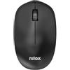 Nilox NXMOWI4011, Mouse Wireless Ottico con Sensore Ottico Alta Precisione 1000 DPI e 3 Pulsanti, Wireless Mouse con Distanza Operativa 10m, Compatibile con Windows/Linux/Mac, Nero