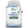 Nu U Nutrition Calcio Magnesio Zinco e Vitamina D3 ad Alto Dosaggio 365 Compresse 365 unità