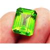 Naturale Peridoto Smeraldo Taglio 8 + KT Certificato Loose Gemma Con Omaggio