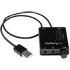 StarTech.com StarTech 7.1 USB External Sound Card Adapter SPDIF for PC Mac Laptop, New, Boxed