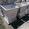 FratelliVagnoni 2 Vasi Vaso fioriera cm. 45x45x54 in cemento e marmo giardino terrazza coppia
