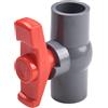 Valvola a per sfera grigia PVC 20 25 32 40 50mm tra per tubi valvola a per sfera