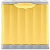 Stefanplast pattumiera amica eco space 20lt giallo 20 L Giallo Paglierino/Grigio