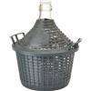 Home Damigiana Vetro Cesto Plastica Lt 5 Arredo Tavola Grigio
