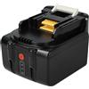 EXTENSILO Batteria per Makita DCL140Z DCM501 DCM501ZAR DCM501Z DCL140 DA340DRF 5Ah 14,4V