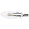 Lampadina LED E14 Oliva 4W = 40W Trasparente 440 Lumen Luce Calda 3500K Design
