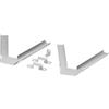Ferramenta angolare zincata per librerie per billy installazione per sicura e