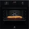 Electrolux LOH4P06K Forno da Incasso Multifunzione 72L, Pulizia Pirolitica, SurroundCook, Riscaldamento Rapido, Display LED Touch, Inox Antimpronta, Nero