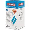 GIMA - Strisce Reattive per la Glicemia, per la Misurazione del Glucosio nel Sangue Intero, da usare con Glucometro GIMA, Certificate CE, Confezione da 25 Strisce