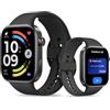 XIAOMI Redmi Watch 6 NFC, Smartwatch Uomo Donna, Activity Tracker AMOLED 2.07'' con Monitoraggio di Frequenza Cardiaca, 150+ modalità sportive, Autonomia 24 giorno, 5ATM, GPS, Android&iOS, Nero