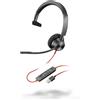 ‎Poly Poly Headset Blackwire C3310-M Mono USB-C/A Teams