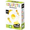 HEADU - Colorito Montessori - Riconosci e Associa i Colori! | Gioco Educativo Bambini 2 3 4 Anni, Giochi Montessori, Gioco Didattico per Imparare a Distinguere i Colori, Regalo Bambina Regalo Bambino