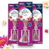 Glade Diffusore a Bastoncini, Profumatore per Ambienti con Oli Essenziali, Fragranza Relaxing Zen, Confezione da 3 diffusori da 50ml