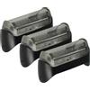 vhbw 3x Lamina di rasatura sostituisce Braun 5733700, 5733701, 20s, 20B, 10B + telaio