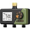Diivoo Ottone Centralina Irrigazione 3 Vie Timer Irrigazione con Ampio Display LCD