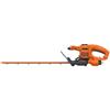 Black & Decker tosasiepe elettrico doppia lama 450 W 50 cm arancione