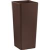 Veca VASO FIORIERA QUADRATO IN PLS ALTO 85 CM VARI COLORI cache-pot "CLOU" Veca