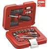 USAG 601 1/4 J34 SET CHIAVI BUSSOLA BUSSOLOTTI ESAGONALI + CRICCHETTO INSERTI BI