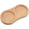 Macinapepe Legno Massello Salt Pepper Stand Wooden Base for Grinder