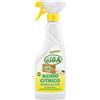 ALGA BIO - Acido Citrico Spray per Bucato e Lavaggio Vestiti, Detergente Naturale Anticalcare per Lavatrice, Ammorbidente e Brillantante per Lavastoviglie 500ml