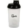 UPFIT - Shaker - 500 ml - Facilita la miscelazione omogenea delle polveri proteiche - Facile da pulire - Risciacquare prima dell'uso - Trasparente - Leggero e pratico - Con frullatore