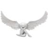 Nemesis Now Angel's Sympathy Ornament 36cm, Heavenly Angel Figurine,White