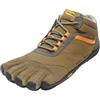 Vibram Five Fingers Trek Ascent Insulated Scarpe da Ginnastica Basse Uomo, Verde (Khaki/Arancio), 40 EU