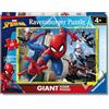 Ravensburger - Puzzle Spiderman | Puzzle Bambini 4 Anni | Puzzle 60 Pezzi Bambini Da Pavimento 70x50 Cm | Giochi Bambini 4 Anni | Regalo Bambino 4 Anni | Spiderman Giocattolo