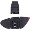 Midland Mounting Kit per Interfono Moto, Kit di Fissaggio Universale per Casco Moto, Doppio Montaggio Morsetto e Biadesivo - Compatibile con BTX2 S LR, BTX1 S e BTX2 S