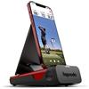 Rapsodo Monitor di lancio mobile per golf, uso interno ed esterno, con visualizzazione satellitare GPS e precisione di livello professionale, solo iPhone e iPad, nero/rosso