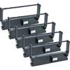 vhbw 5 nastro inchiostrato per ABS System II II E 2000 2500 R II R II E 3000 nero