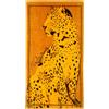 Roberto Cavalli Telo Mare Roberto Cavalli Big Cat Desert Spugna Cotone 100x180